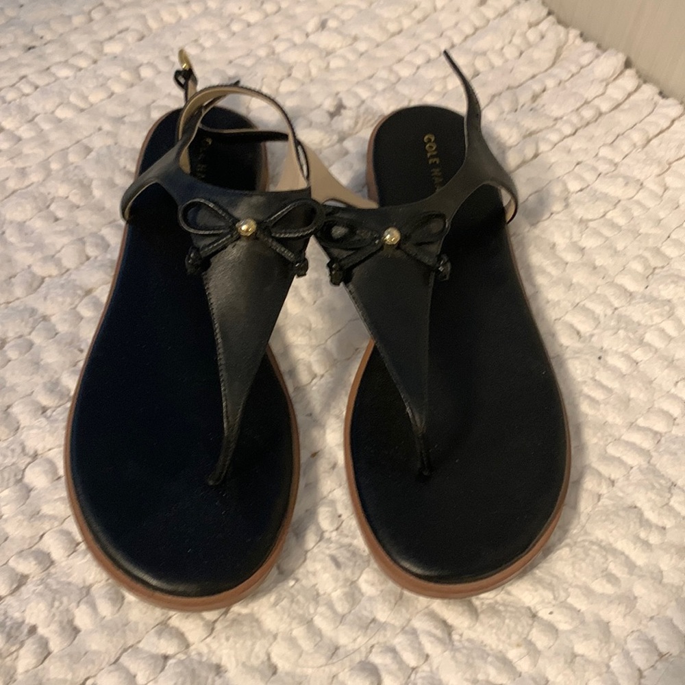 Black Cole Haan sandals